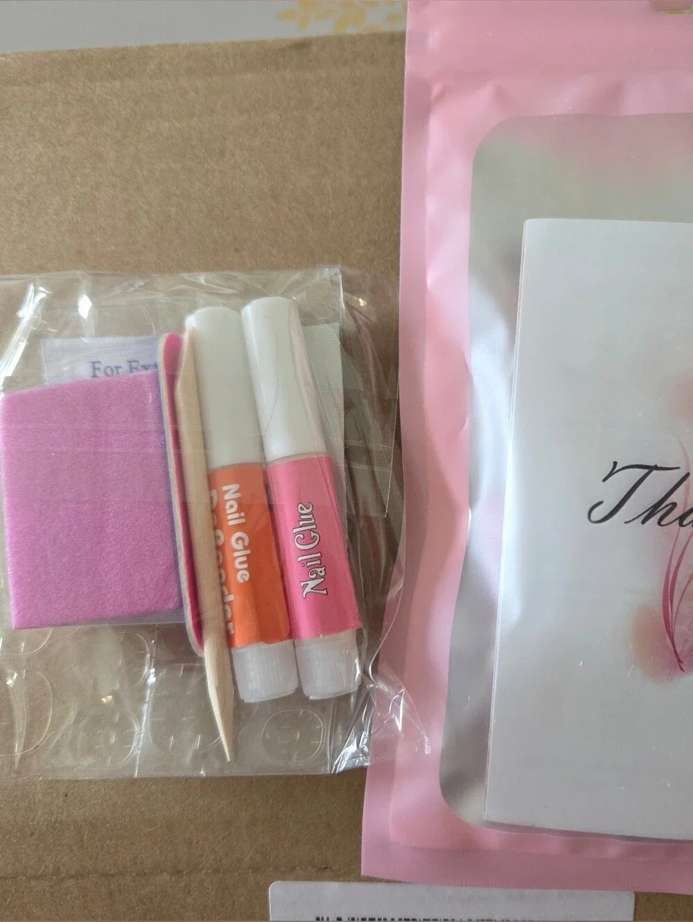 Neon Square Press-On Nails